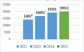 Решение Казанской городской Думы Республики Татарстан от 26.02.2026 N 4-6 "Отчет о деятельности Руководителя Исполнительного комитета г. Казани и деятельности Исполнительного комитета г. Казани за 2025 год". Рис. 20