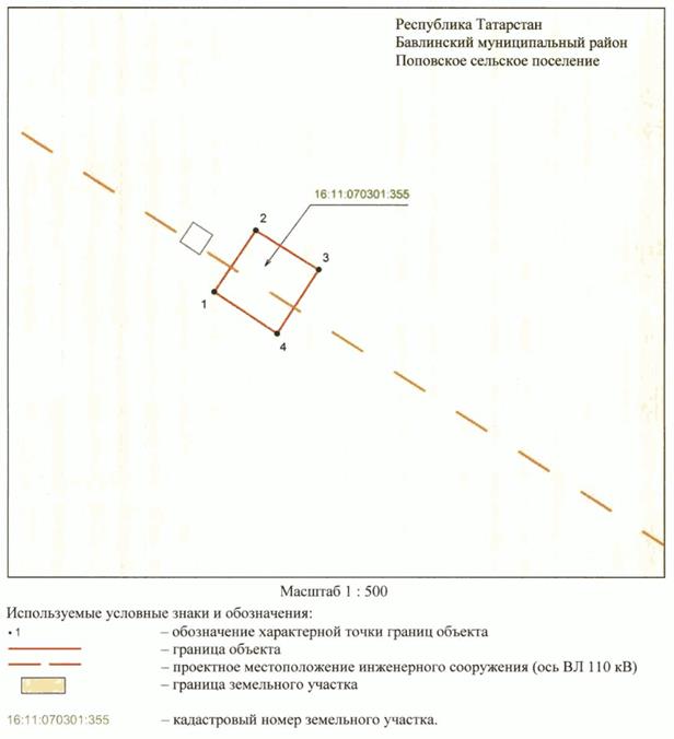 Постановление Кабинета Министров Республики Татарстан от 08.08.2022 N 772 "Об установлении публичного сервитута в интересах Акционерного общества "Сетевая компания" в целях размещения объекта электросетевого хозяйства регионального значения "ВЛ-110 П. Тумбарлы - Поповка 33,0 км"