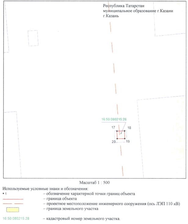 Постановление Кабинета Министров Республики Татарстан от 15.08.2022 N 827 "Об установлении публичного сервитута в интересах Акционерного общества "Сетевая компания" в целях размещения объекта электросетевого хозяйства регионального значения "ЛЭП-110 кВ ТЭЦ-1 - Южная"