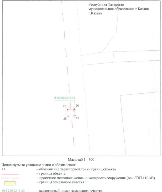 Постановление Кабинета Министров Республики Татарстан от 15.08.2022 N 827 "Об установлении публичного сервитута в интересах Акционерного общества "Сетевая компания" в целях размещения объекта электросетевого хозяйства регионального значения "ЛЭП-110 кВ ТЭЦ-1 - Южная"