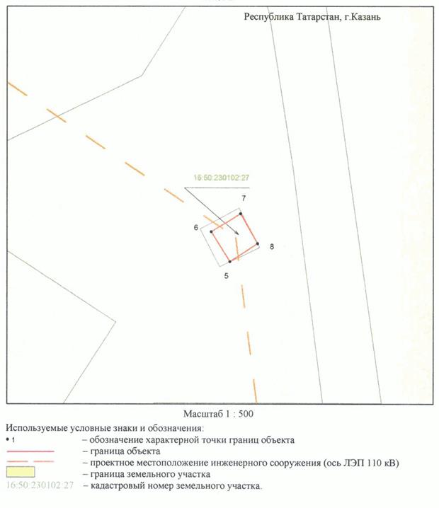 Постановление Кабинета Министров Республики Татарстан от 19.08.2022 N 863 "Об установлении публичного сервитута в интересах Акционерного общества "Сетевая компания" в целях размещения объекта электросетевого хозяйства регионального значения "ЛЭП-110 кВ ТЭЦ-2 - Магистральная отп. ГПП-1, ГПП-2 (отпайка 110 кВ на ПС ГПП-1, 2 ВЛ-110 кВ ТЭЦ-2 - Магистральная-07В)"