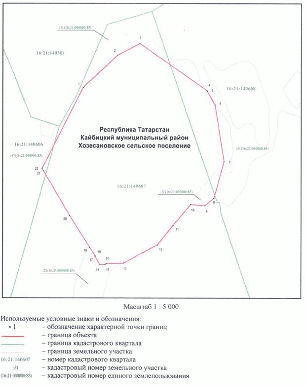 Постановление Кабинета Министров Республики Татарстан от 10.11.2022 N 1192 "Об утверждении графического описания местоположения границ памятника природы регионального значения "Турминская дача"