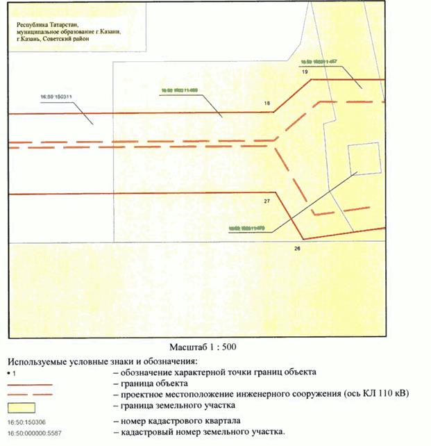 Постановление Кабинета Министров Республики Татарстан от 07.04.2023 N 425 "Об установлении публичного сервитута в интересах Акционерного общества "Сетевая компания" в целях эксплуатации объекта электросетевого хозяйства регионального значения "ВЛ 110 кВ Киндери - Центральная (с отпайками на ПС Салмачи, ПС Азино, ПС Нокса, ПС Константиновка), входящая в состав сооружения с кадастровым номером 16:50:000000:13981"