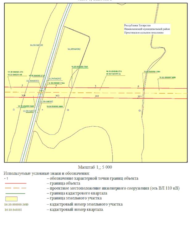 Постановление Кабинета Министров Республики Татарстан от 07.07.2023 N 798 "Об установлении публичного сервитута в интересах Акционерного общества "Сетевая компания" в целях эксплуатации объекта электросетевого хозяйства регионального значения "ВЛ 110 кВ Нижнекамская ТЭЦ-1 - Заводская, Нижнекамская ТЭЦ-1 - КБК"