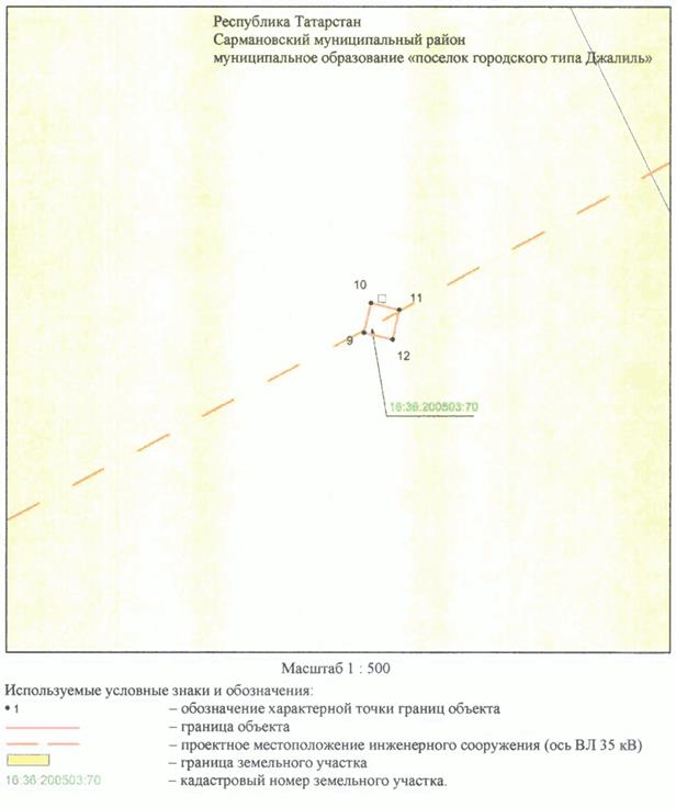 Постановление Кабинета Министров Республики Татарстан от 23.08.2023 N 1007 "Об установлении публичного сервитута в интересах Акционерного общества "Сетевая компания" в целях эксплуатации объекта электросетевого хозяйства регионального значения "ВЛ 35 кВ отп. на ПС 12"
