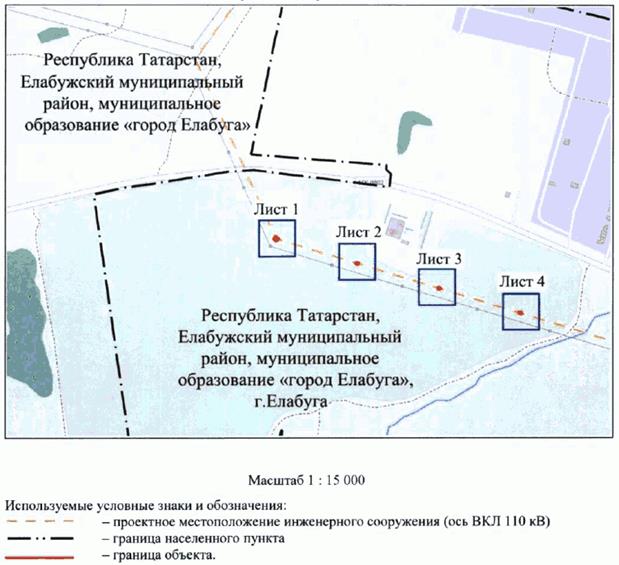 Постановление Кабинета Министров Республики Татарстан от 04.09.2023 N 1070 "Об установлении публичного сервитута в интересах Акционерного общества "Сетевая компания" в целях эксплуатации объекта электросетевого хозяйства регионального значения "ВКЛ 110 кВ на ПС Прикамская"
