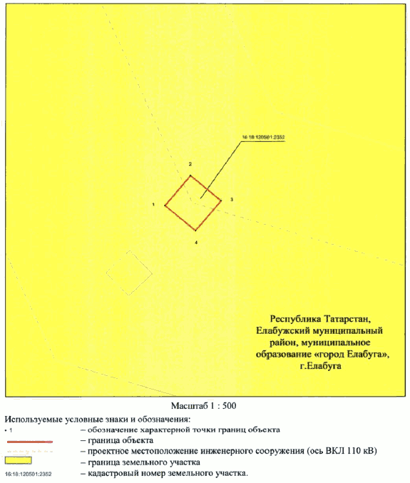 Постановление Кабинета Министров Республики Татарстан от 04.09.2023 N 1070 "Об установлении публичного сервитута в интересах Акционерного общества "Сетевая компания" в целях эксплуатации объекта электросетевого хозяйства регионального значения "ВКЛ 110 кВ на ПС Прикамская"