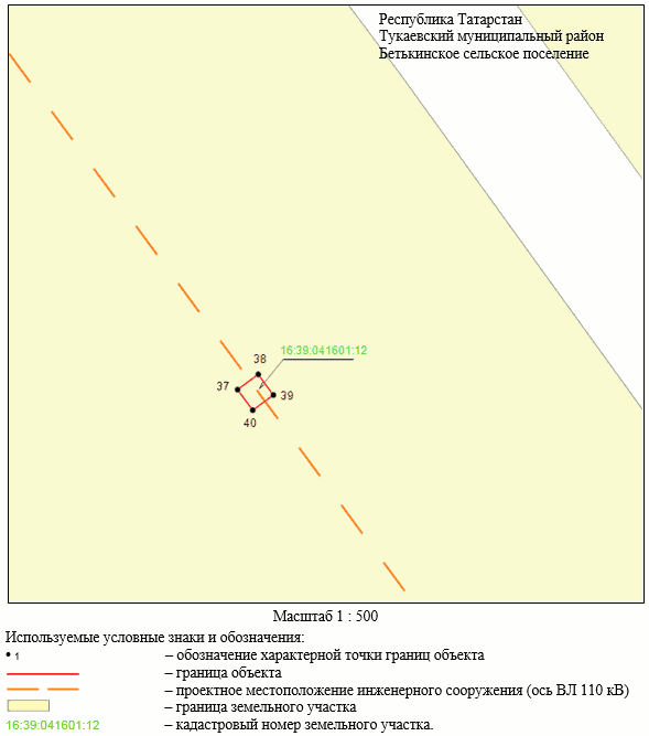 Постановление Кабинета Министров Республики Татарстан от 09.10.2023 N 1269 "Об установлении публичного сервитута в интересах Акционерного общества "Сетевая компания" в целях эксплуатации объекта электросетевого хозяйства регионального значения "ВЛ 110 кВ Отпайка на ПС Бетьки"