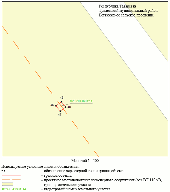 Постановление Кабинета Министров Республики Татарстан от 09.10.2023 N 1269 "Об установлении публичного сервитута в интересах Акционерного общества "Сетевая компания" в целях эксплуатации объекта электросетевого хозяйства регионального значения "ВЛ 110 кВ Отпайка на ПС Бетьки"