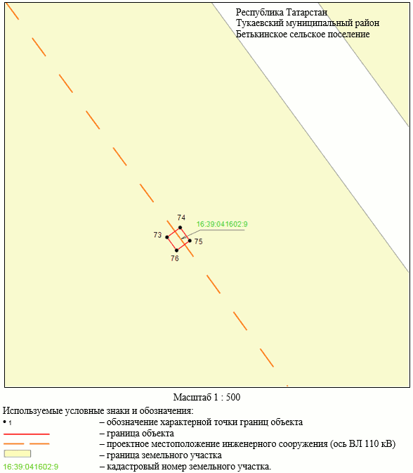 Постановление Кабинета Министров Республики Татарстан от 09.10.2023 N 1269 "Об установлении публичного сервитута в интересах Акционерного общества "Сетевая компания" в целях эксплуатации объекта электросетевого хозяйства регионального значения "ВЛ 110 кВ Отпайка на ПС Бетьки"