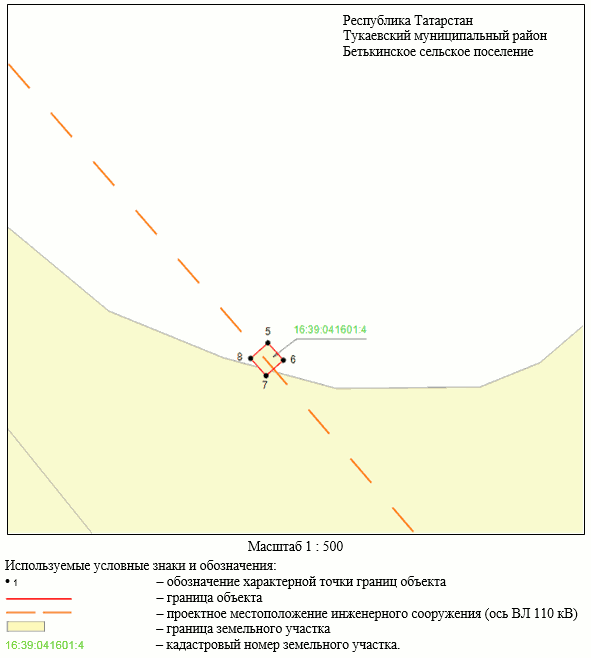 Постановление Кабинета Министров Республики Татарстан от 09.10.2023 N 1269 "Об установлении публичного сервитута в интересах Акционерного общества "Сетевая компания" в целях эксплуатации объекта электросетевого хозяйства регионального значения "ВЛ 110 кВ Отпайка на ПС Бетьки"