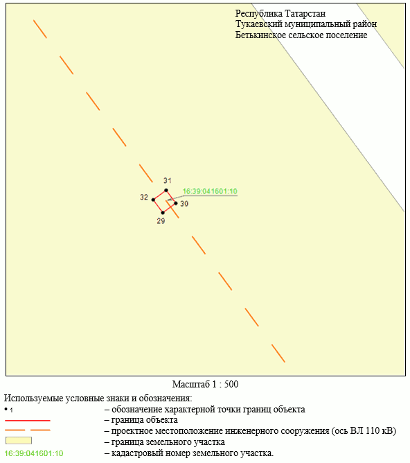Постановление Кабинета Министров Республики Татарстан от 09.10.2023 N 1269 "Об установлении публичного сервитута в интересах Акционерного общества "Сетевая компания" в целях эксплуатации объекта электросетевого хозяйства регионального значения "ВЛ 110 кВ Отпайка на ПС Бетьки"