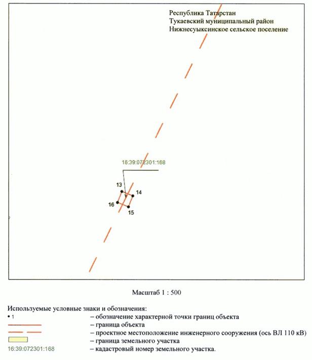 Постановление Кабинета Министров Республики Татарстан от 13.11.2023 N 1474 "Об установлении публичного сервитута в интересах Акционерного общества "Сетевая компания" в целях эксплуатации объекта электросетевого хозяйства регионального значения "ВЛ 110 кВ Сидоровка - Нижнекамская ТЭЦ 1, 2"