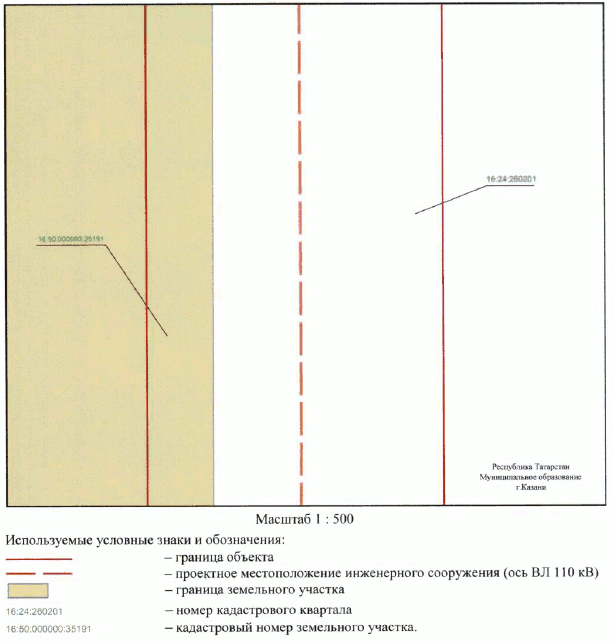 Постановление Кабинета Министров Республики Татарстан от 17.11.2023 N 1484 "Об установлении публичного сервитута в интересах Акционерного общества "Сетевая компания" в целях эксплуатации объекта электросетевого хозяйства регионального значения "ВЛ 110 кВ Южная - Ковали II цепь с отпайкой на ПС Юбилейная"
