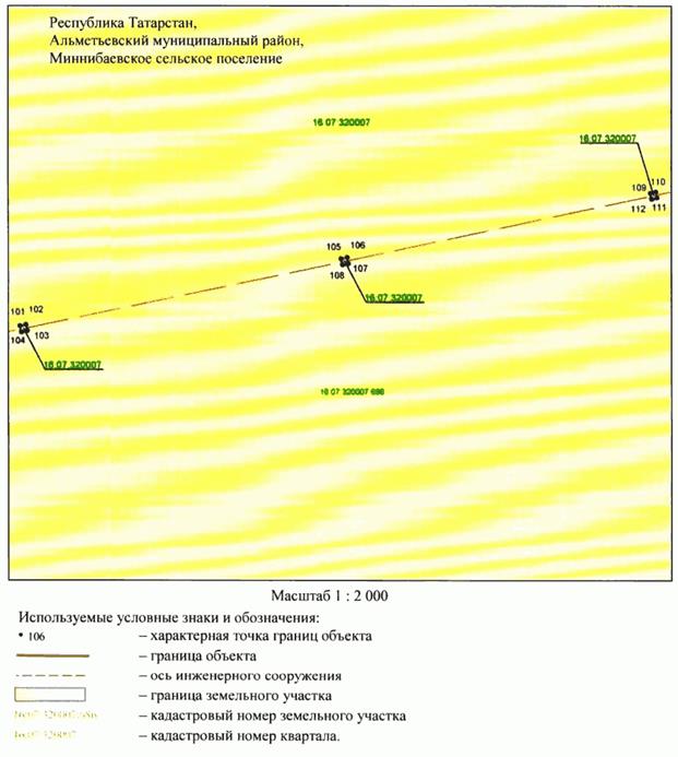Постановление Кабинета Министров Республики Татарстан от 07.11.2025 N 918 "Об установлении публичного сервитута в целях эксплуатации линейного объекта электросетевого хозяйства регионального значения "ВЛ 35 кВ 17-126 (Миннибаево - КНС 10)". Рис. 11