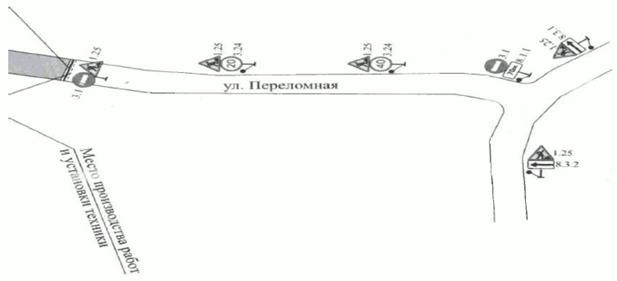 Постановление Заместителя руководителя Исполнительного комитета муниципального образования г. Казани Республики Татарстан от 02.02.2026 N 399р "О временном ограничении движения по автомобильным дорогам по улицам Вишневая, Молодежная, Переломная, Заводская, Иванычева". Рис. 9