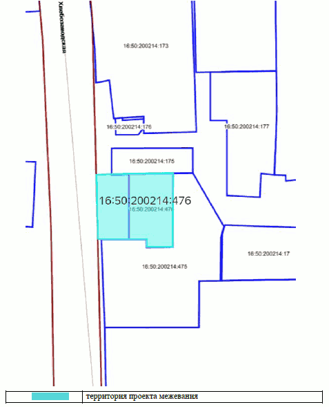 Постановление Исполнительного комитета муниципального образования города Казани Республики Татарстан от 09.02.2026 N 399 "О подготовке проекта межевания территории по ул. Хлебозаводская Московского района г. Казани". Рис. 1