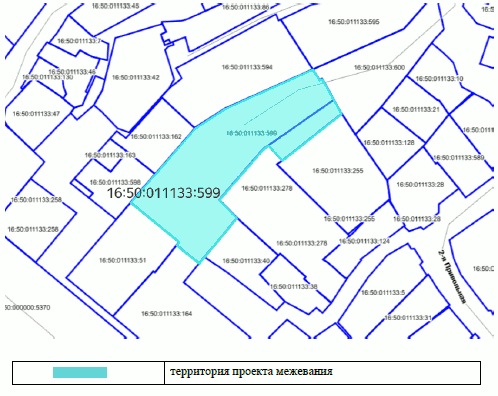 Постановление Исполнительного комитета муниципального образования города Казани Республики Татарстан от 09.02.2026 N 413 "О подготовке проекта межевания территории по ул. Ремесленная". Рис. 1