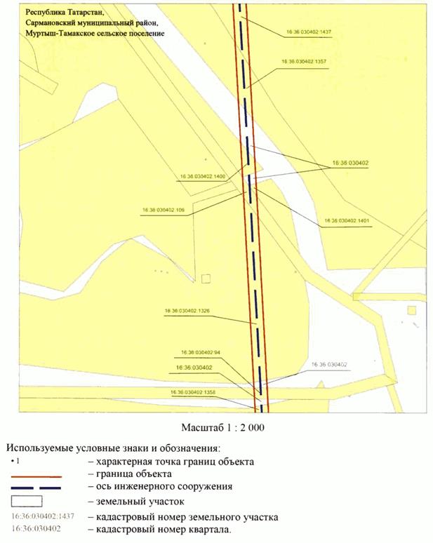 Постановление Кабинета Министров Республики Татарстан от 31.03.2026 N 317 "Об установлении публичного сервитута в целях реконструкции и эксплуатации объекта электросетевого хозяйства регионального значения "ВЛ 35 кВ Рангазар - Сарманово 2 с реконструкцией отпайки от ВЛ 35 кВ Рангазар - ПС 167 на ПС 35 кВ Сарманово". Рис. 17