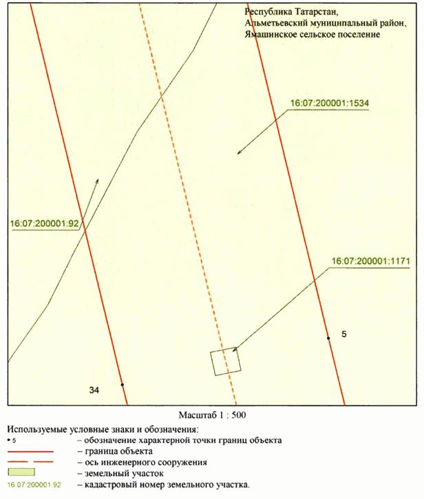 Постановление Кабинета Министров Республики Татарстан от 02.04.2026 N 336 "Об установлении публичного сервитута в целях эксплуатации линейного объекта электросетевого хозяйства регионального значения "ВЛ 110 кВ Заинск - Ямаши (оп. 253)". Рис. 12