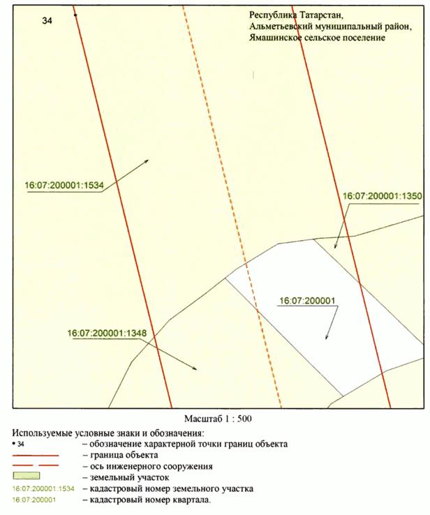 Постановление Кабинета Министров Республики Татарстан от 02.04.2026 N 336 "Об установлении публичного сервитута в целях эксплуатации линейного объекта электросетевого хозяйства регионального значения "ВЛ 110 кВ Заинск - Ямаши (оп. 253)". Рис. 13
