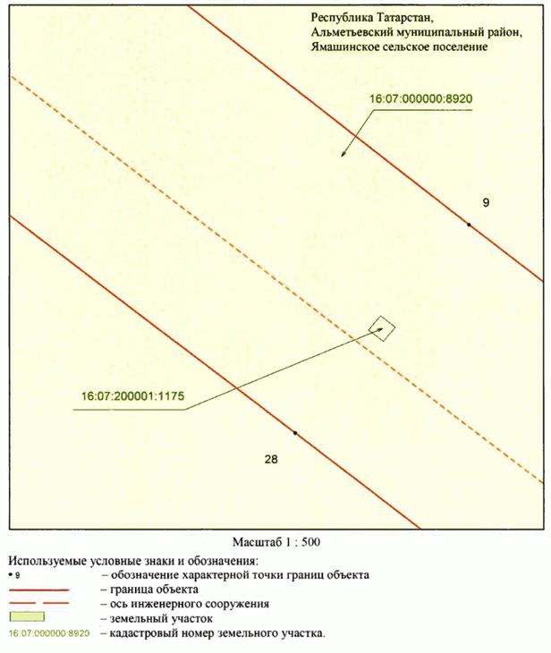 Постановление Кабинета Министров Республики Татарстан от 02.04.2026 N 336 "Об установлении публичного сервитута в целях эксплуатации линейного объекта электросетевого хозяйства регионального значения "ВЛ 110 кВ Заинск - Ямаши (оп. 253)". Рис. 23