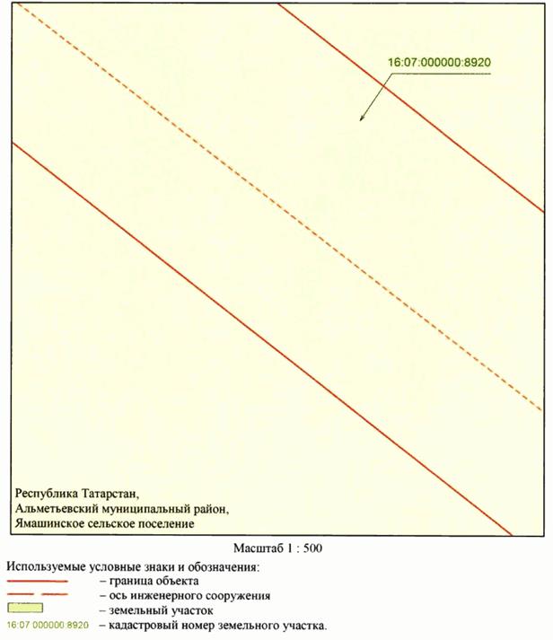 Постановление Кабинета Министров Республики Татарстан от 02.04.2026 N 336 "Об установлении публичного сервитута в целях эксплуатации линейного объекта электросетевого хозяйства регионального значения "ВЛ 110 кВ Заинск - Ямаши (оп. 253)". Рис. 25