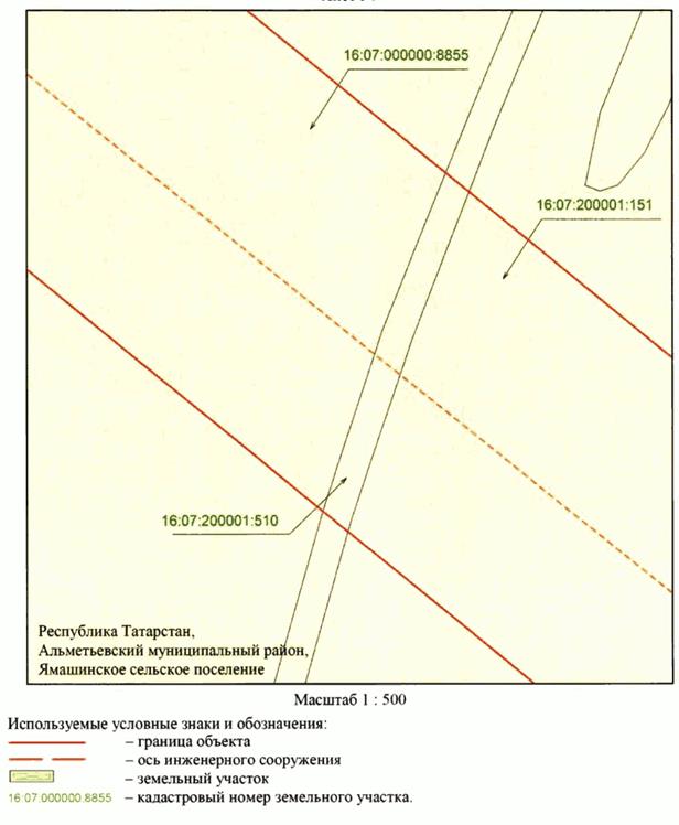 Постановление Кабинета Министров Республики Татарстан от 02.04.2026 N 336 "Об установлении публичного сервитута в целях эксплуатации линейного объекта электросетевого хозяйства регионального значения "ВЛ 110 кВ Заинск - Ямаши (оп. 253)". Рис. 35