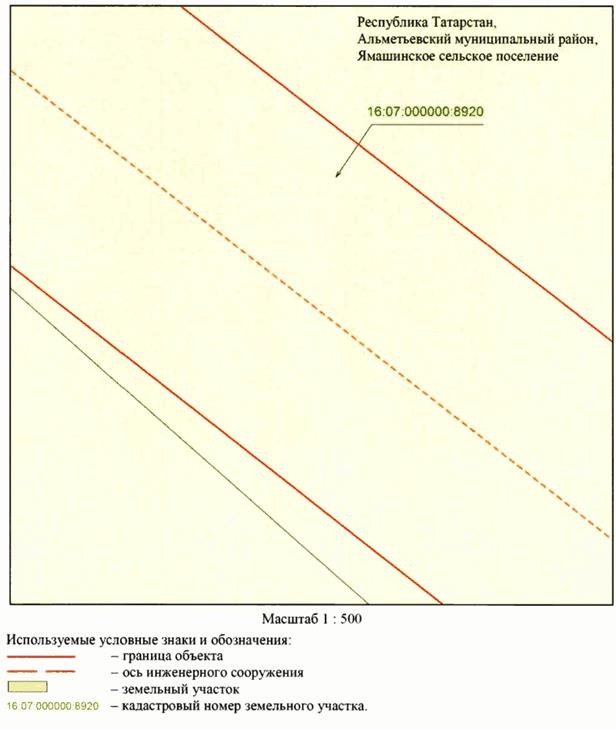 Постановление Кабинета Министров Республики Татарстан от 02.04.2026 N 336 "Об установлении публичного сервитута в целях эксплуатации линейного объекта электросетевого хозяйства регионального значения "ВЛ 110 кВ Заинск - Ямаши (оп. 253)". Рис. 40