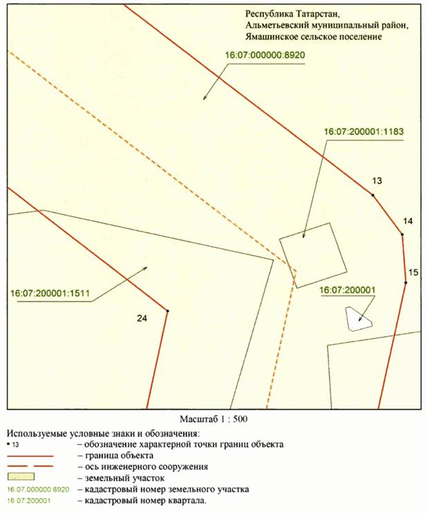 Постановление Кабинета Министров Республики Татарстан от 02.04.2026 N 336 "Об установлении публичного сервитута в целях эксплуатации линейного объекта электросетевого хозяйства регионального значения "ВЛ 110 кВ Заинск - Ямаши (оп. 253)". Рис. 43
