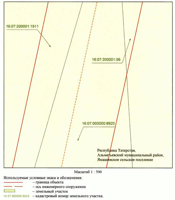 Постановление Кабинета Министров Республики Татарстан от 02.04.2026 N 336 "Об установлении публичного сервитута в целях эксплуатации линейного объекта электросетевого хозяйства регионального значения "ВЛ 110 кВ Заинск - Ямаши (оп. 253)". Рис. 44