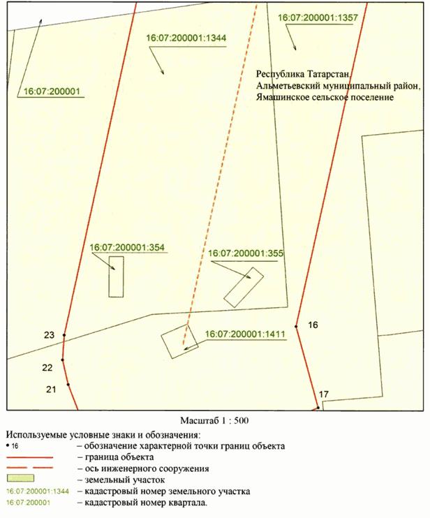 Постановление Кабинета Министров Республики Татарстан от 02.04.2026 N 336 "Об установлении публичного сервитута в целях эксплуатации линейного объекта электросетевого хозяйства регионального значения "ВЛ 110 кВ Заинск - Ямаши (оп. 253)". Рис. 46