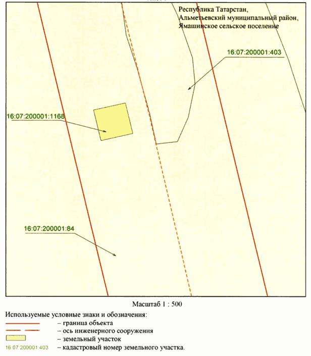 Постановление Кабинета Министров Республики Татарстан от 02.04.2026 N 336 "Об установлении публичного сервитута в целях эксплуатации линейного объекта электросетевого хозяйства регионального значения "ВЛ 110 кВ Заинск - Ямаши (оп. 253)". Рис. 6