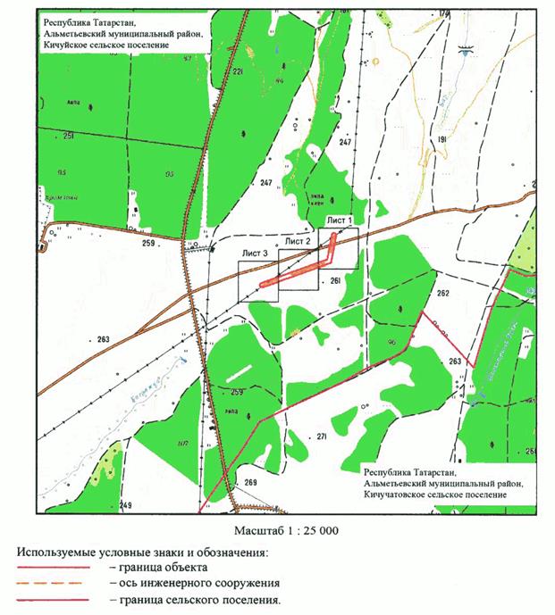 Постановление Кабинета Министров Республики Татарстан от 07.09.2026 N 998 "Об установлении публичного сервитута в целях размещения линейного объекта электросетевого хозяйства регионального значения "ВЛ 35 кВ Нагорная - Передовая". Рис. 1