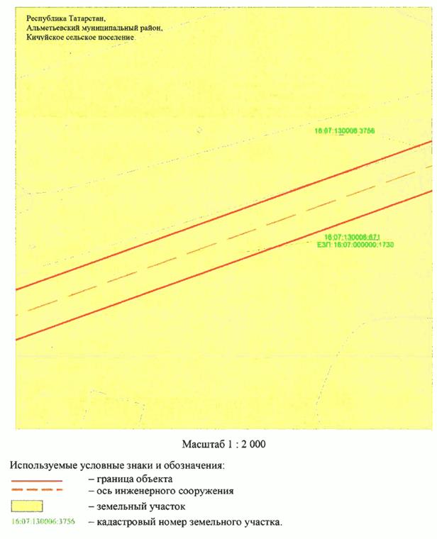 Постановление Кабинета Министров Республики Татарстан от 07.09.2026 N 998 "Об установлении публичного сервитута в целях размещения линейного объекта электросетевого хозяйства регионального значения "ВЛ 35 кВ Нагорная - Передовая". Рис. 3