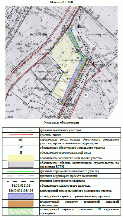 Постановление Исполнительного комитета муниципального образования города Казани Республики Татарстан от 21.09.2026 N 3374 "Об утверждении проекта межевания территории по ул. Щепкина Вахитовского района". Рис. 1