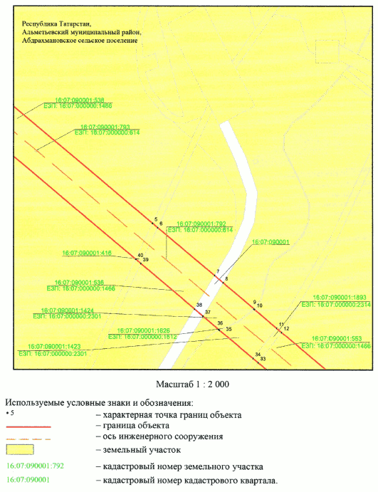Постановление Кабинета Министров Республики Татарстан от 23.09.2026 N 1066 "Об установлении публичного сервитута в целях размещения линейного объекта электросетевого хозяйства регионального значения "ВЛ 35 кВ Альметьевский район 40-15 н.п. Абдрахманово". Рис. 4