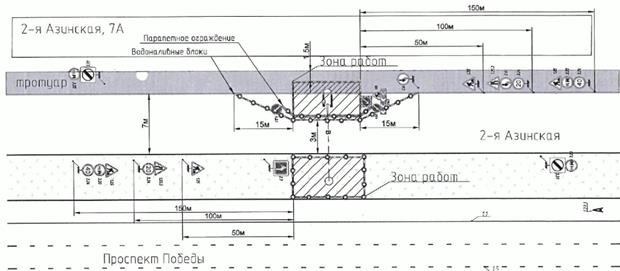 Распоряжение Заместителя руководителя Исполнительного комитета муниципального образования г. Казани Республики Татарстан от 06.07.2026 N 4003р "О временном ограничении движения по автомобильной дороге по улице 2-я Азинская". Рис. 3