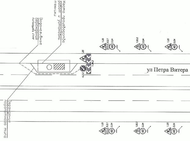 Распоряжение Заместителя руководителя Исполнительного комитета муниципального образования г. Казани Республики Татарстан от 03.08.2026 N 4748р "О временном ограничении движения по автомобильной дороге по улице Петра Витера". Рис. 1