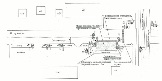 Распоряжение Заместителя руководителя Исполнительного комитета муниципального образования г. Казани Республики Татарстан от 04.09.2026 N 5707р "О временном ограничении движения по автомобильной дороге по улице Подлужная". Рис. 3