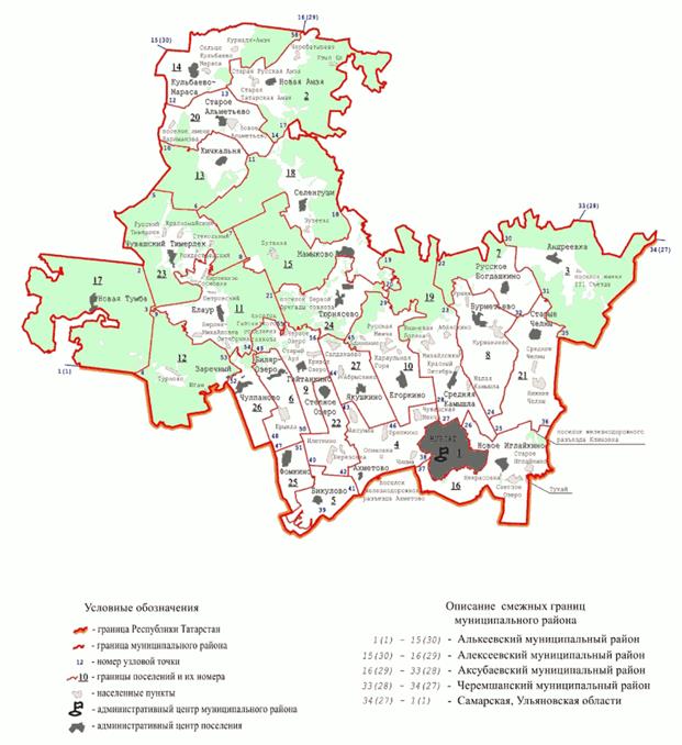 Закон Республики Татарстан от 26.02.2026 N 18-ЗРТ "Об упразднении поселка Покровский Нурлатского района Республики Татарстан и о внесении изменений в Закон Республики Татарстан "Об установлении границ территорий и статусе муниципального образования "Нурлатский муниципальный район" и муниципальных образований в его составе". Рис. 1